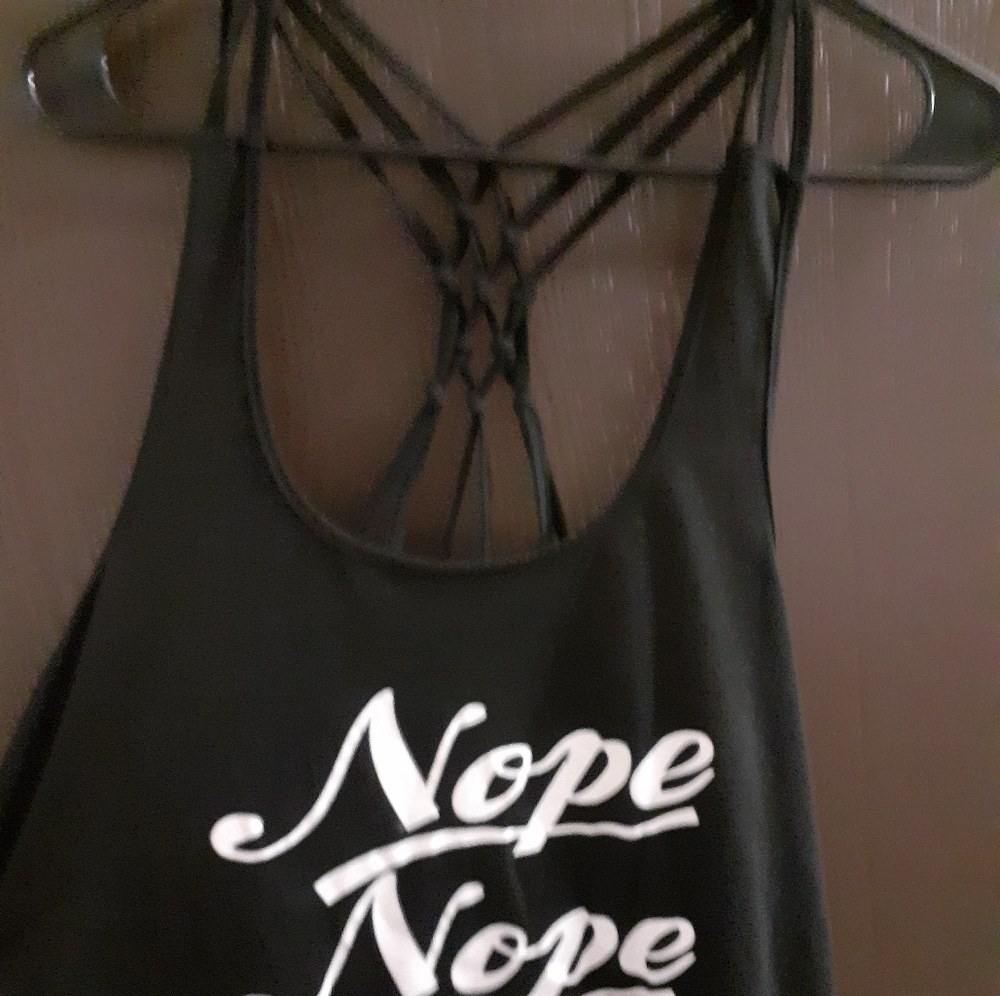 Nope tank top